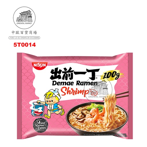 [5T0014] RAMEN GAMBAS *NISSIN* 鲜虾面100g/30