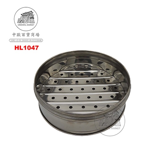 [HL1047] VAPORERA ACERO INOXIDABLE(22CM) 手制不锈钢冲孔蒸笼身