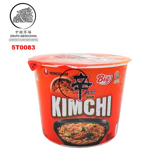 [5T0083] FIDEOS BOWL DE KIMCHI *NONGSHIM* 农心泡菜碗面 112g/16