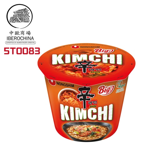 [5T0083] FIDEOS BOWL DE KIMCHI *NONGSHIM* 农心泡菜碗面 112g/16