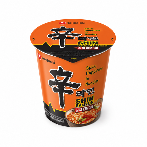 [501476/5T0198] NOODLE CUP KIMCHI *NONGSHIM* 农心泡菜辛杯面 75g/12