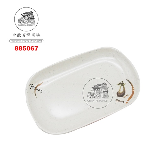 [885067] PLATO RECTANGULAR SUSHI MELAMINA 塑喔伊细寿司长盘 27.5cm/72