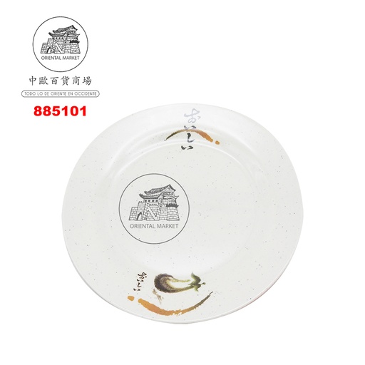 [885101] PLATO REDONDO PLASTICO 塑喔伊细圆盘 /72
