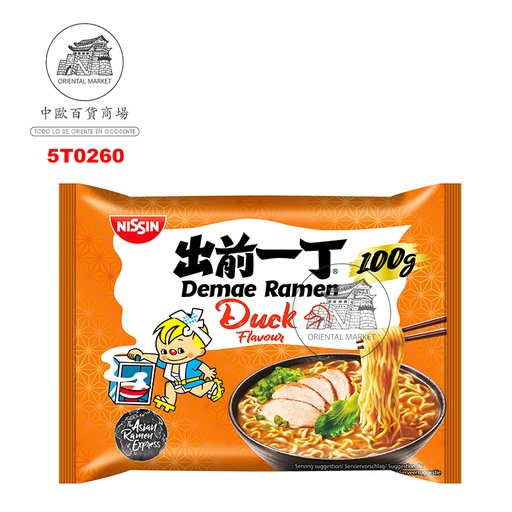 [5T0260] RAMEN PATO *NISSIN* 鸭肉面 100g/30