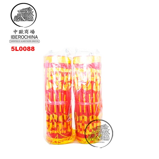 [5L0088] LAMPARA GLOBO *12* (40cm) (单个)红绸灯 /40
