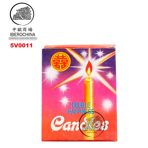 [5V0011] VELAS ROJAS 小红蜡烛 4.5cm/50u/24
