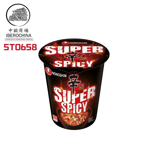[5T0658] FIDEOS CUP DE EXTRA PICANTE *NONGSHIM* 农心辛特辣杯面 68g/12