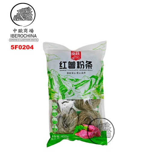 [5F0204] FIDEO DE BONIATO REDONDO *WUXIA* 巫峡牌红薯圈粉条 400g/30