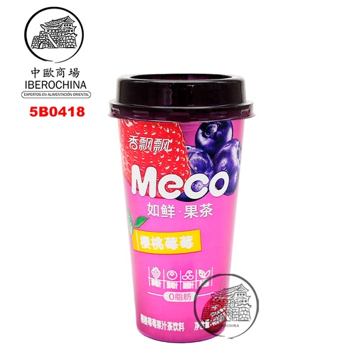 [5B0418] BEBIDA CEREZA *MECO* 香飘飘樱桃莓莓 400ml/15