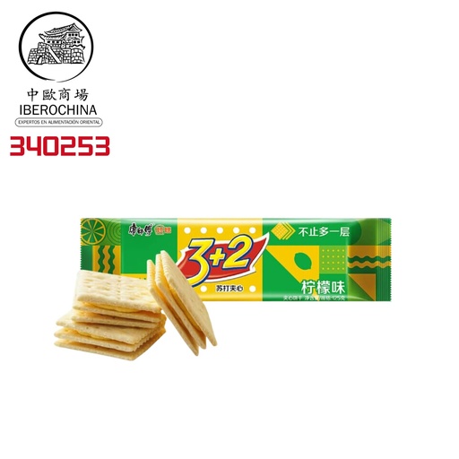 [340253] GALLETA DE LIMON *MR KONG* 康师傅柠檬味苏打夹心饼干 125g/24