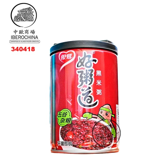 [340418] ARROZ DULECE NEGRO *YINLU* 银鹭好粥道黑米粥 280g/12