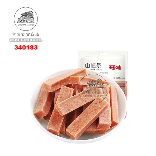 [340183] SHANZHA *BAICAOWEI*百草味山楂卷 228g/30