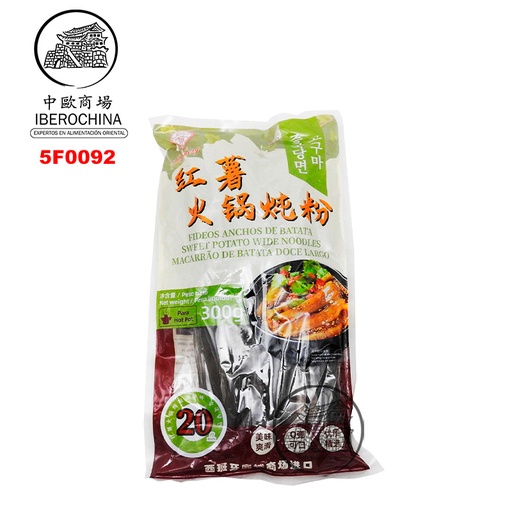 [5F0092] FIDEO DE BONIATO ANCHO  红薯火锅炖粉 300g/20