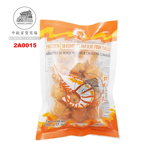 [2A0015] ALBONDIGA GAMBA CONGELADA *COCK* 鸡标冻虾丸 200g/50