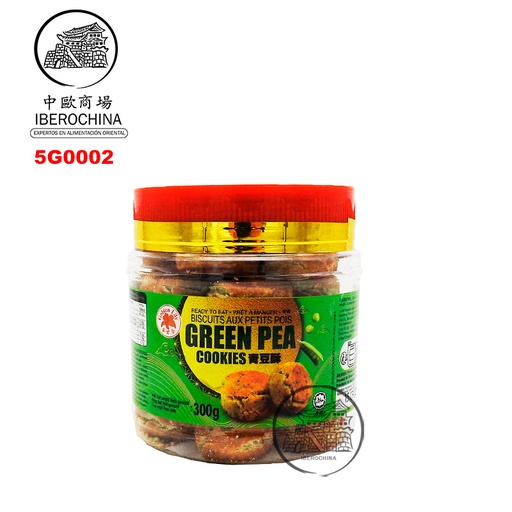 [5G0002] GALLETA JUDIA VERDE *GL* 金百合青豆酥 300g/24