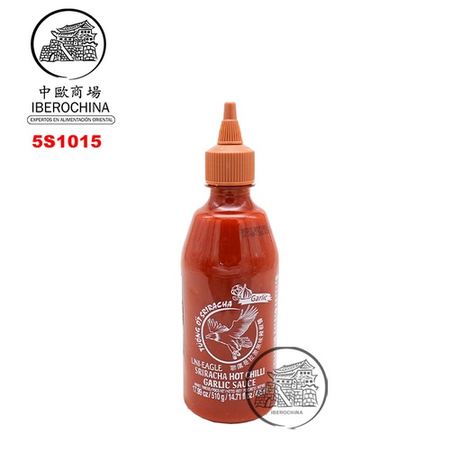 [5S1015] SALSA SRIRACHA AJO *UNI-EAGLE* 联鹰蒜蓉是拉差酱 510g/12