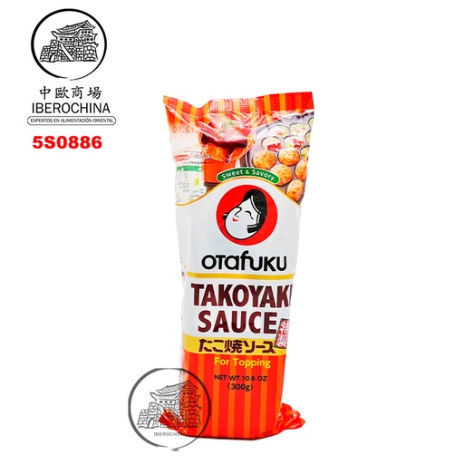 [5S0886] SALSA TAKOYAKI *OTAFUKU* 多福章鱼烧酱 300g/12