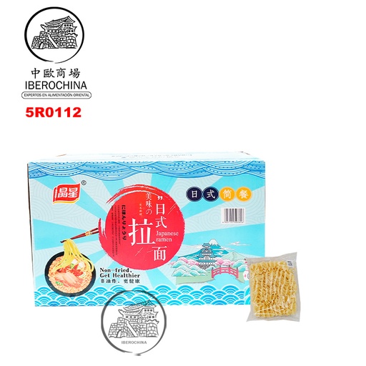[5R0112] RAMEN ESTILO JAPONES *JING XING* 晶星日式拉面 80g/50u/1