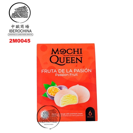 [2M0045] MOCHI FRUTA PASION (ESTUCHE) *MOCHI QUEEN* 百香果麻糬精装盒 32g/6u/10