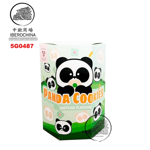 [5G0487] GALLETA PANDA MATCHA *TOKIMEKI* 熊猫夹心饼干抹茶味 40g/24