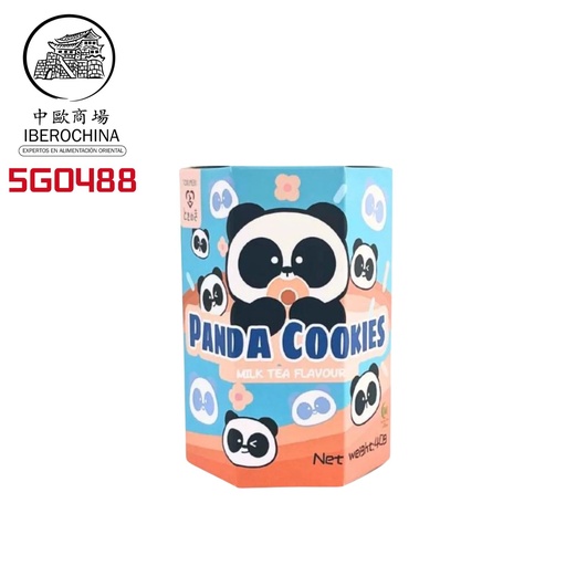[5G0488] GALLETA PANDA TE LECHE *TOKIMEKI* 熊猫夹心饼干奶茶味 40g/24