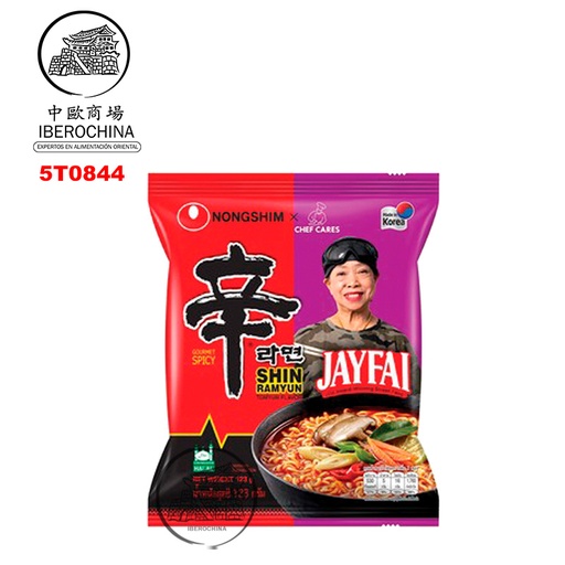 [5T0844] FIDEOS DE SHIN TOMYUM *NONGSHIM* 农心冬阴功辛拉面 123G/20