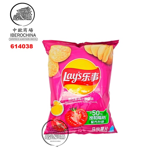 [614039] CHIPS PATATA SABOR POLLO MEXICANO *LAYS* 乐事薯片墨西哥鸡汁番茄味 70g/22