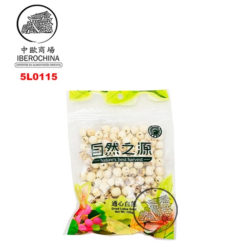 [5L0115] LOTUS DESECADO 通心白莲子 150g/30