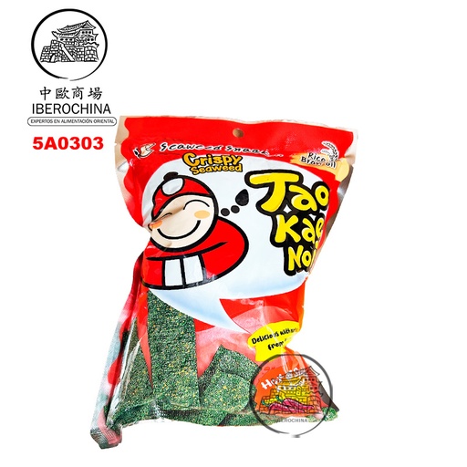 [502718/5A0303] SNACK ALGA PICANTE *TAOKAENOI* 小老板香辣海苔 32g/12
