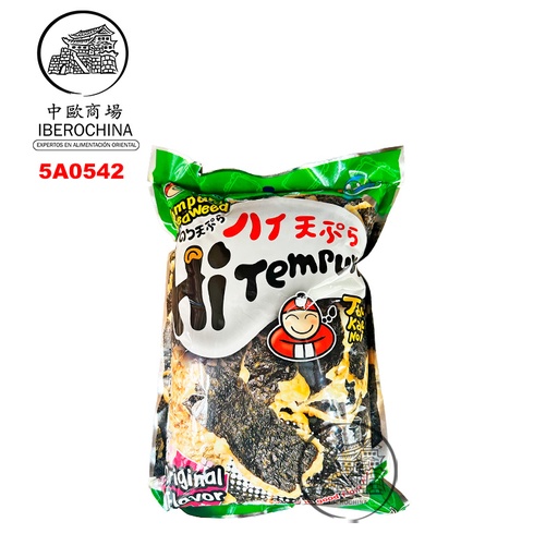 [5A0542] ALGA SNACK TEMPURA CLASICA *TAOKAENOI* 海藻天妇罗经典零食 40g/12