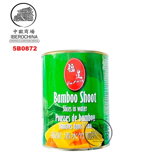 [5B0872] BAMBU CORTADO *福星* 清水麻笋片 567g/24