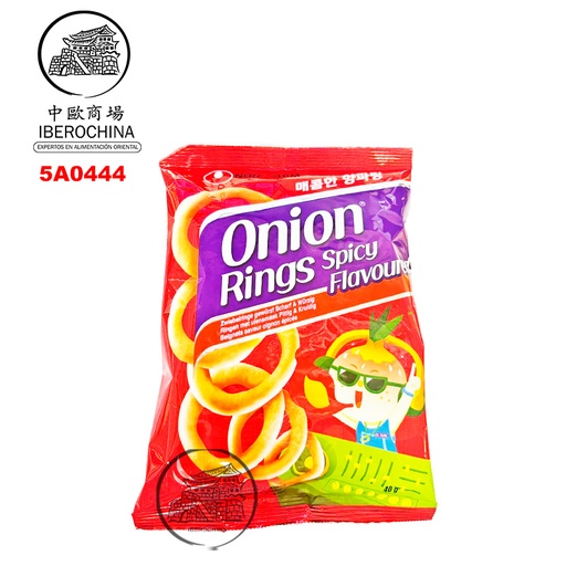 [5A0444] AROS CEBOLLA PICANTE *NONGSHIM* 农心牌洋葱圈(辣) 40g/20