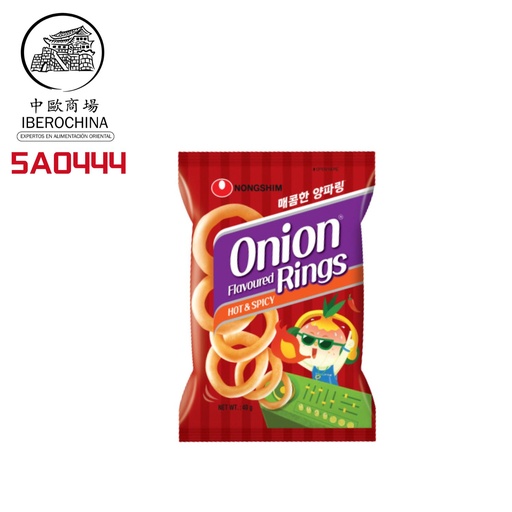 [5A0444] AROS CEBOLLA PICANTE *NONGSHIM* 农心辣洋葱圈 40g/20