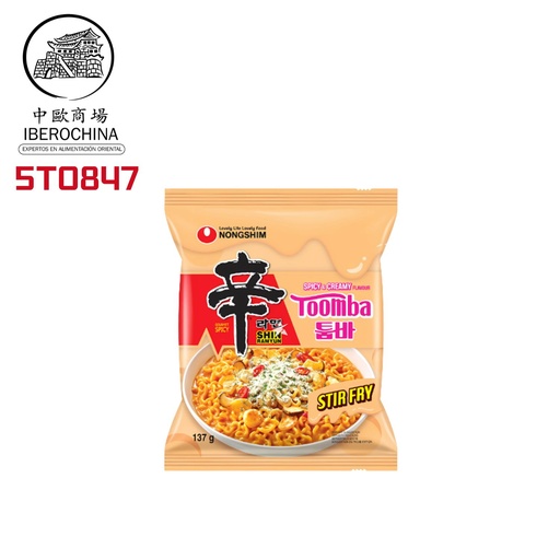 [5T0847] NOODLE TOOMBA *NONGSHIM* 农心拓霸拌面 137g/20