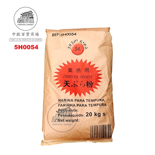 [502143/5H0054] HARINA TEMPURA *SUSHI KING* 寿司王天妇罗粉 20kg