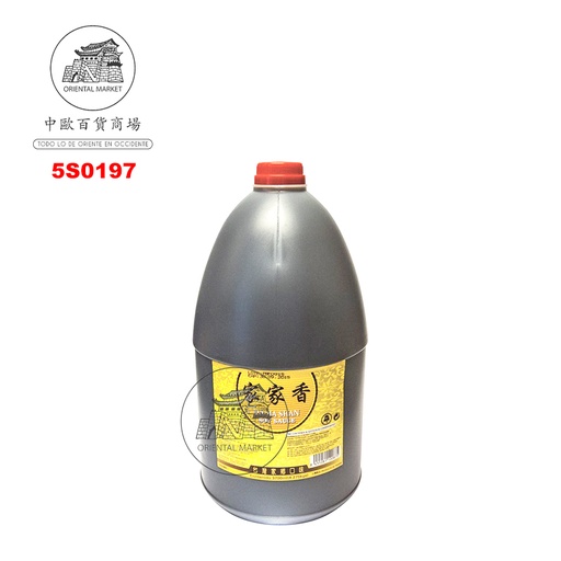 [5S0197] SALSA SOJA *JIAJIASHAN* 家家香酱油圆桶 4.3kg/4