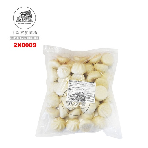 [2X0009] BOLLO CARNE Y VERDURA CONGELADO *MENGFU* 蒙福冻小笼包 1kg/5