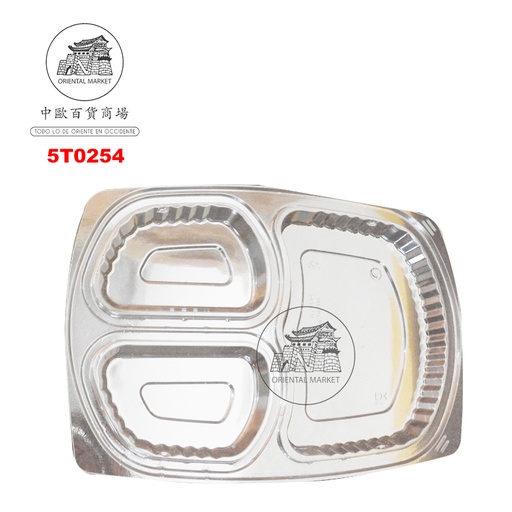 [5T0254] TAPA DE ENVASE SUSHI   黑色便当盒盖子 50u/5(265X190X1)