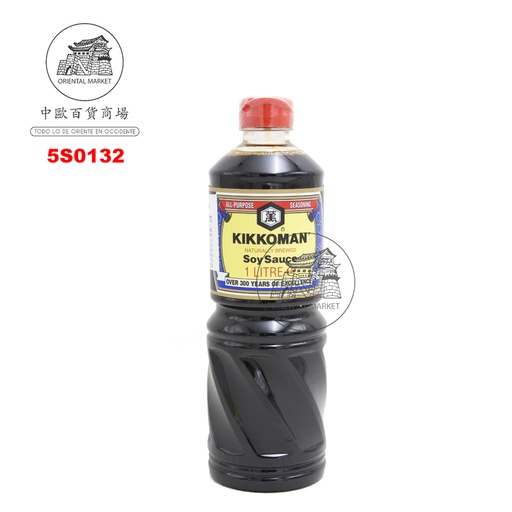 [501156/5S0132] SALSA SOJA *KIKKOMAN* 日本万字酱油 1L/6