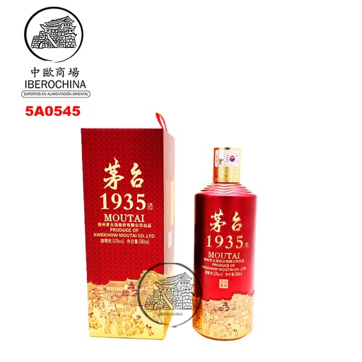 [5A0559] AGUARDIENTE MOUTAI 1935 (53%) *MOUTAI* 茅台1935 500ml/6