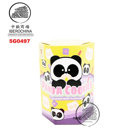 [5G0497] GALLETA PANDA FRUTA DE PASION *TOKIMEKI* 熊猫饼干热情果味 40g/24