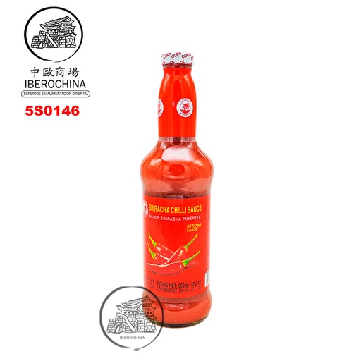 [502625/5S0146] SALSA SRIRACHA *COCK* 鸡标是拉差酱 800g/12