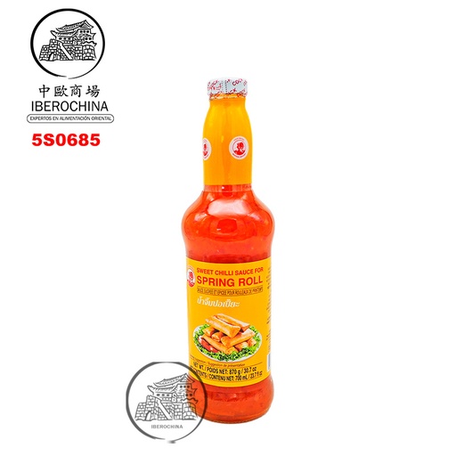 [5S0685] SALSA CHILI ROLLO VIETNAM *COCK* 鸡标越南春卷辣酱 870g/12