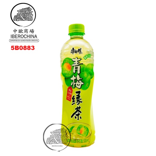 [5B0883] BEBIDA TE CIRUELA VERDE *MASTER KONG* 康师傅青梅绿茶 500ml/15