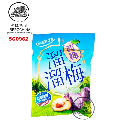 [5C0962] CIRUELA SNACK 溜溜梅西梅 160g/24