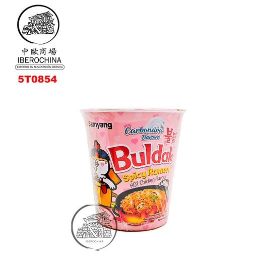 [5T0854] RAMEN CUP BULDAK CARBONARA *SAMYANG* 三养奶油火鸡杯面 80g/6