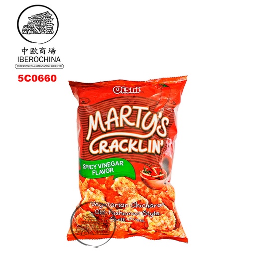 [5C0660] CHICHARON MARTY´S AGRI-PIC*OISHI* 上好佳(素)酸辣豬皮 90g/30