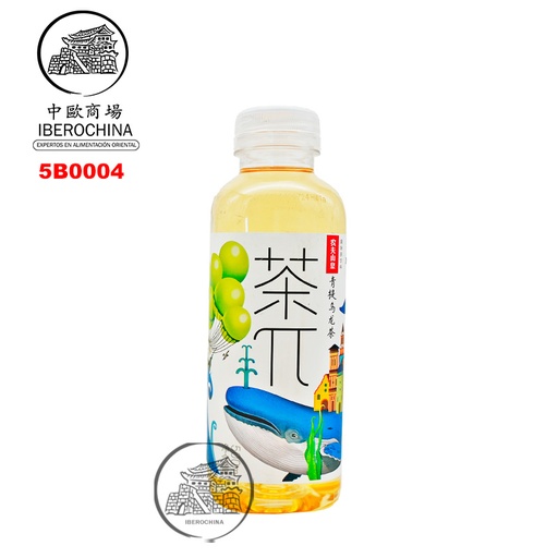 [5B0004] BEBIDA TÉ OOLONG SABOR A UVA *茶π* 茶π青提乌龙 500ml/15