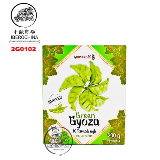[2G0102] GYOZA DE EDAMAME *YAMASUKI* 山崎毛豆煎饺 200g/12