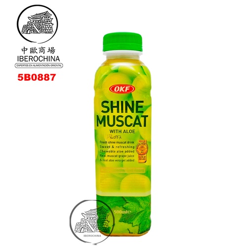 [5B0887] BEBIDA ALOE VERA UVA*OKF* 葡萄芦荟饮料 500ml/20